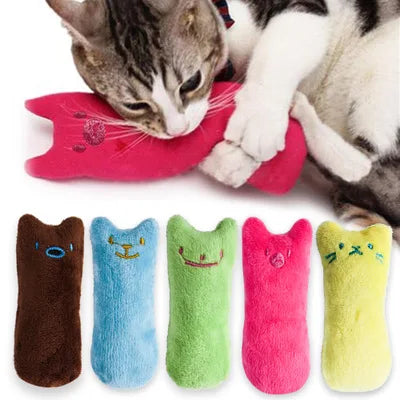 Mon jouet à l'herbe à chat – Peluche mordante pour chaton