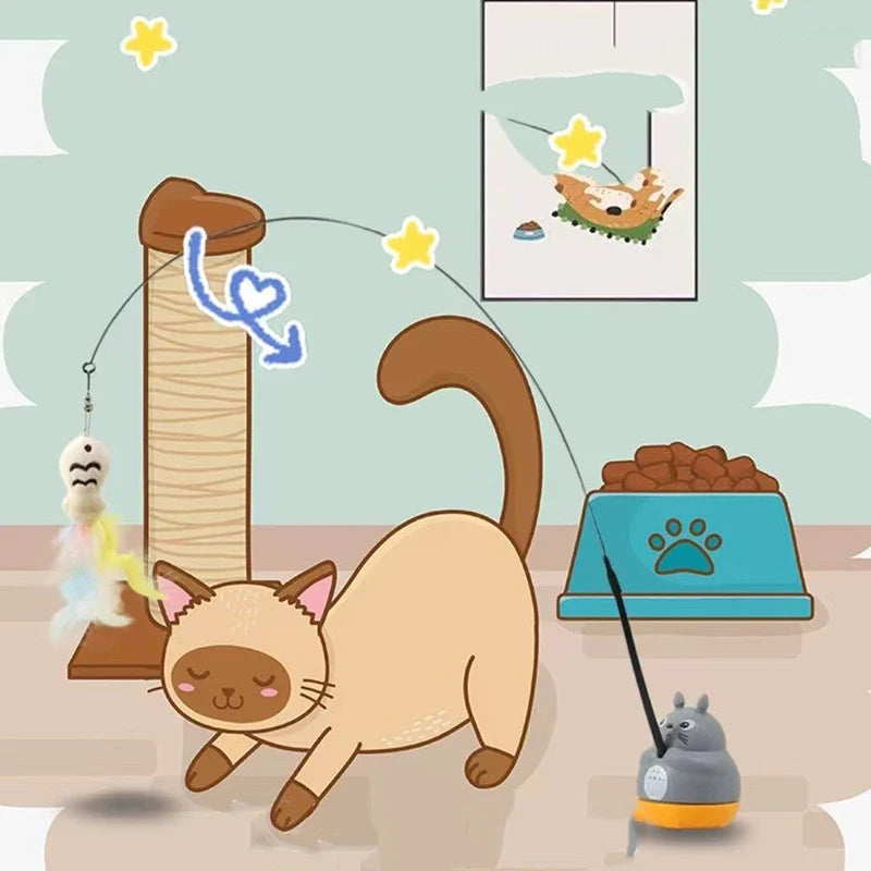 Mon jouet à Plumes pour Chats -