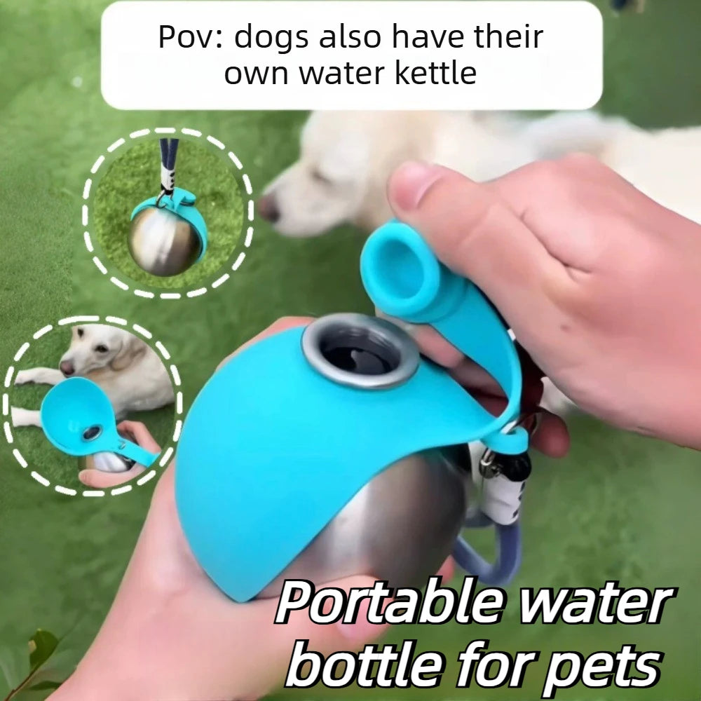 Ma Gourde en inox pour Chien  – My love Dog Water Bottle