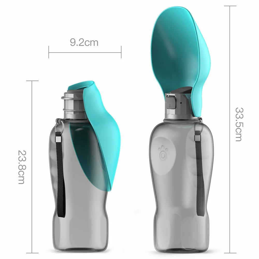 Ma Gourde Portable 800ml pour Petits et Moyens  Chiens –My love Portable Water Bottle for Dogs –